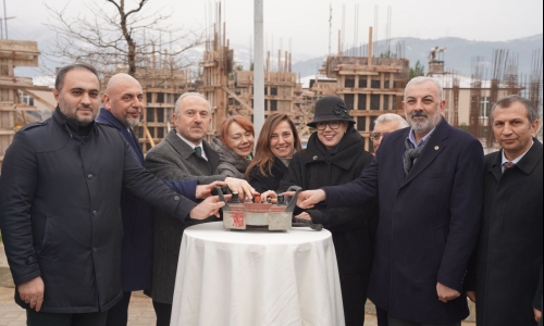 Mesleki Eğitim Merkezi için temel atma töreni düzenlendi