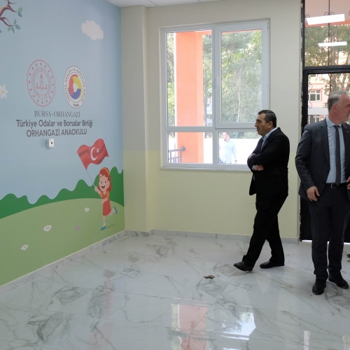 TOBB tarafından yapımına başlanan Ana Okulunun inşaatı Tamamlandı