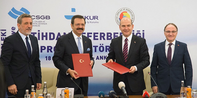 Mesleki Eğitim ve İstihdam Seferberliği Protokolü İmzalandı